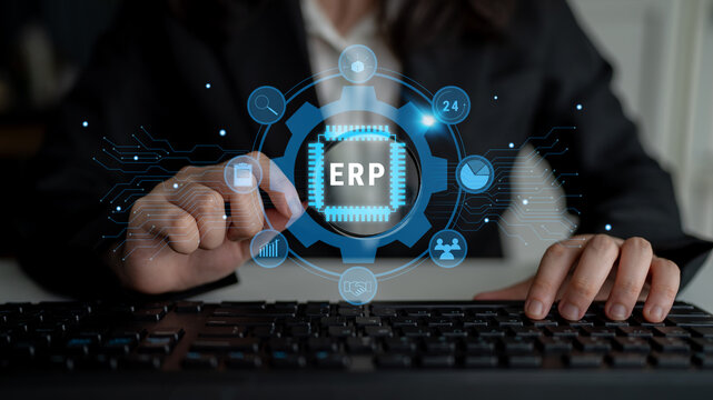Enterprise Resource Planning (ERP) system for business process management. This ERP software solution integrates core business functions for efficiency. Motif