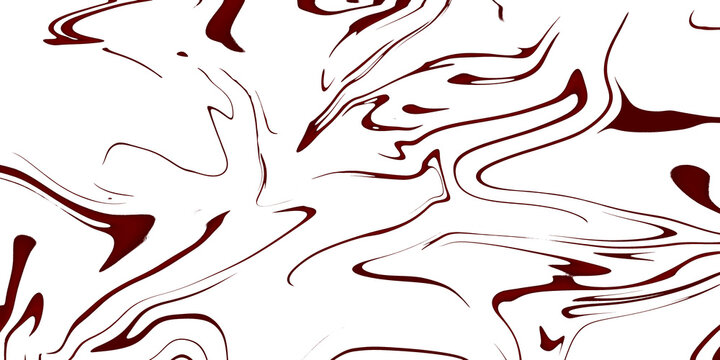 Swirling dark red liquid abstract pattern on transparent checkered background.