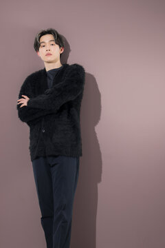 Japanese Men Model for Fall/Winter Skincare: Portraits Focusing on Beautiful Skin, Moisturization, and Men&rsquo;s Beauty