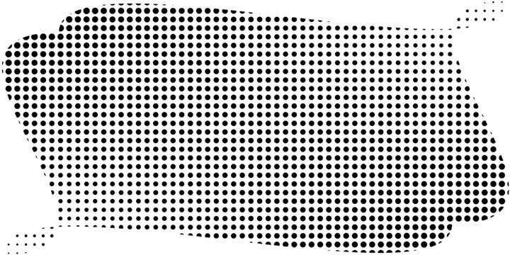 Grunge halftone gradient background. Faded grit noise texture. White and black sandy wallpaper. Retro pixelated backdrop. Anime or manga style comic overlay. Vector graphic design textured template