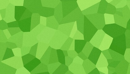 Abstract Green Low Poly Geometric Background with Grainy Crystal Texture and Voronoi Pattern © Hendra Susanto0311
