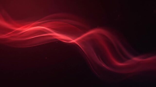Dynamic red flowing energy waves captured in a series of vibrant abstract visuals