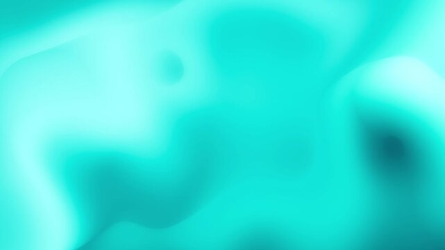 A high-quality abstract digital art composition featuring soft flowing liquid waves in vibrant cyan and turquoise tones. The smooth gradient creates a modern, ethereal atmosphere perfect 