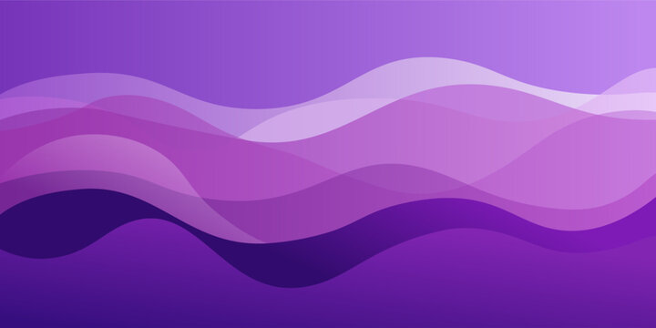 modern abstract background with gradient purple wavy shapes , for poster. banner, web design, header, cover, billboard, brochure, social media, landing page