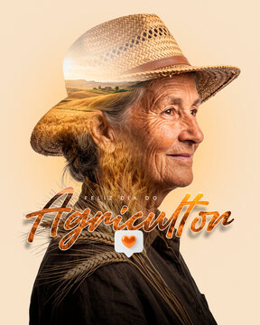 Dia do Agricultor Parab&eacute;ns Social Media Post