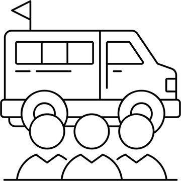 Line Group Travel Icon