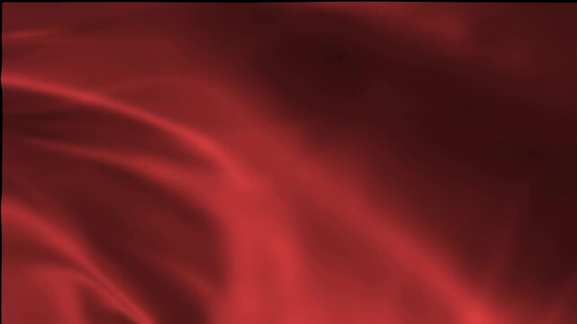 Waving Red Flag Loop - Risk Danger Warning Alert Concept