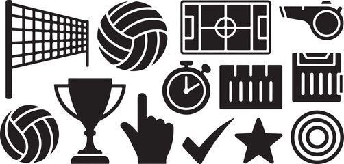 Fototapeta premium Group of gym accessories and sports gear for professional physical training.