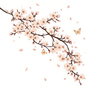 cherry blossom branch