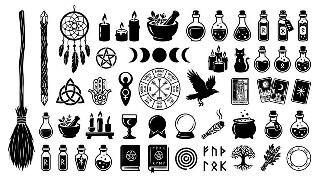 Mystical Symbols and Objects Collection