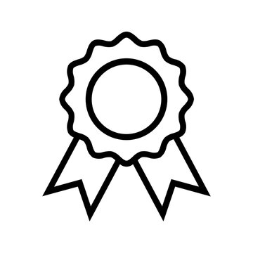 Blank Award Ribbon Icon