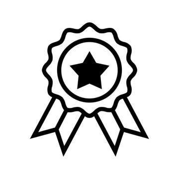 Blank Award Ribbon Icon