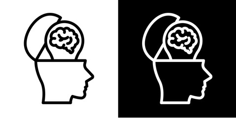Creative Thinking  Icon Set White Line Style Collection © IconicStitch
