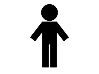 Pictogram of a standing person