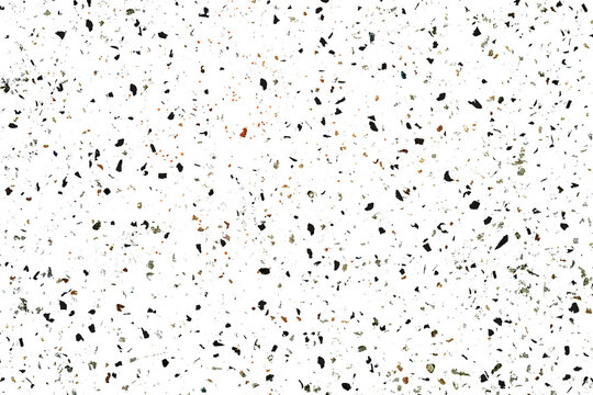 Seamless terrazzo pattern background with multicolored stone chips with texture scattered multicolored white background decorative geometric
