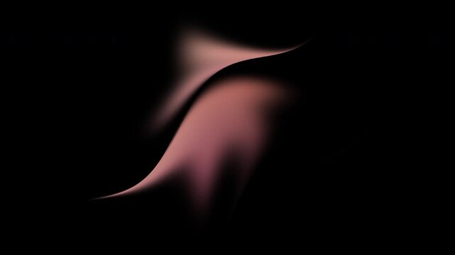 Abstract glowing fluid gradient motion background with smooth wave shape