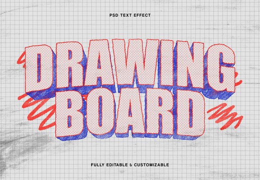 Chalkboard Sign Text Effect