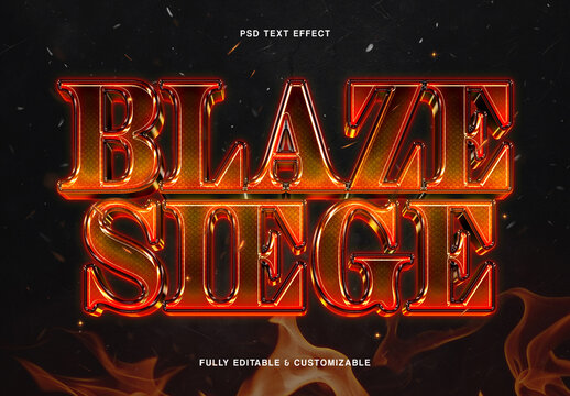 Flame Burning Text Effect