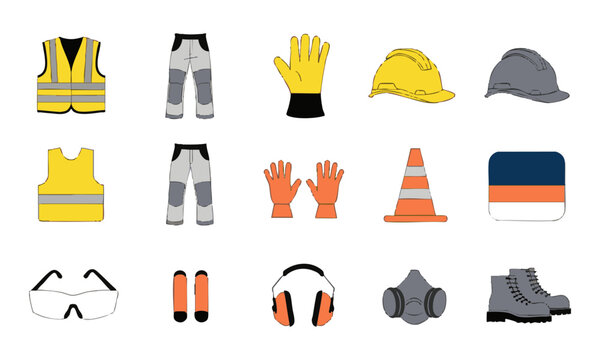 Industrial Protective Clothing Set.