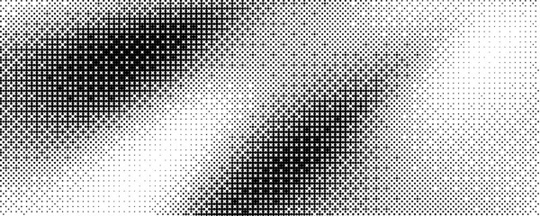 Naklejka na ściany i meble Black and white dither gradient texture. Pixelated bitmap pattern background. Rasterized pixel art video game screen wallpaper. Retro 8 bit glitch noise overlay. Vector distorted dots backdrop texure