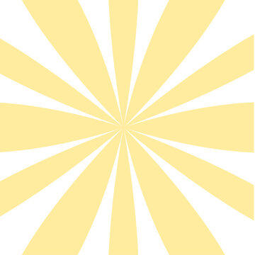 Rayons de soleil dor&eacute; sur fond blanc.