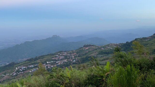 The most beautiful Viewpoint phu thap buek in phetchabuncity phetchabun,Thailand.