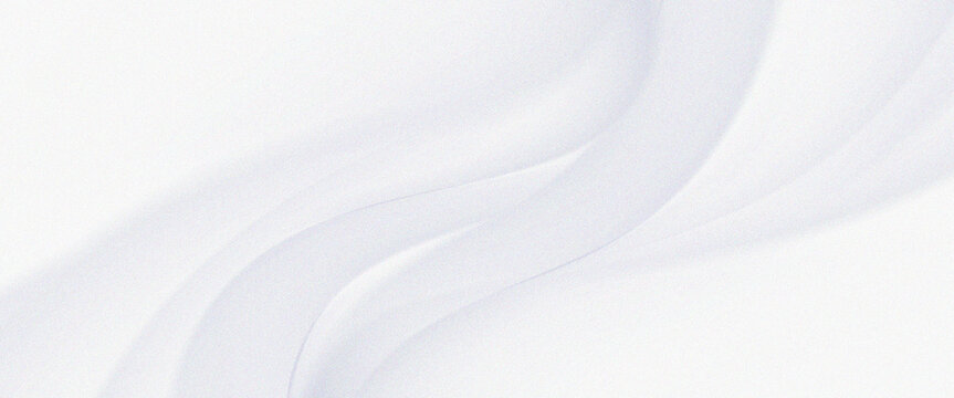 Abstract Minimal White Fabric Fold, Clean Diagonal Crease Background Texture
