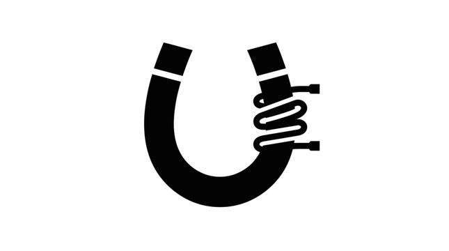 Electromagnet Icon Vector Illustration