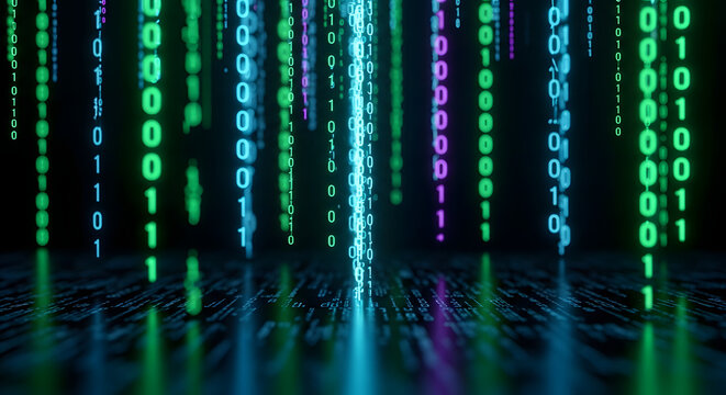 binary code background