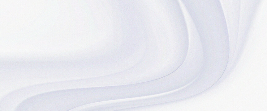 Abstract Smooth Ribbon Swirl Curve, Minimal White Grey Background