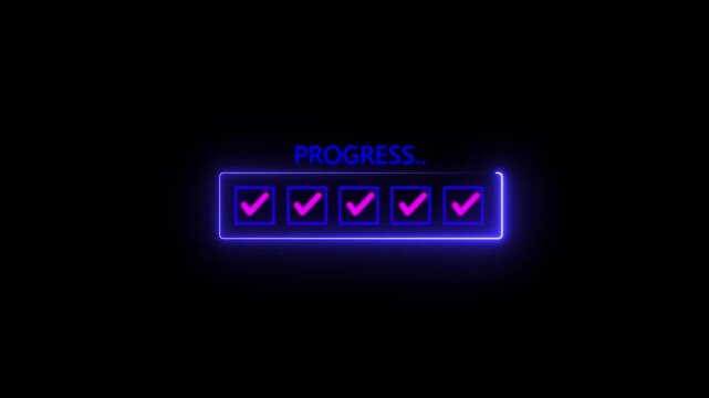Checklist and task progress tracking concept. A hand placing the final checkmark productivity, goal setting, check com Project pleted 4k Motion Graphic..