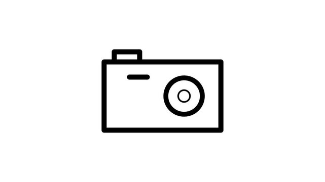 compact camera icon animation