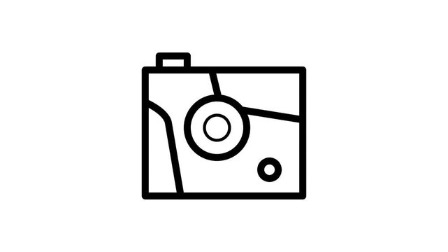 disposable camera icon animation