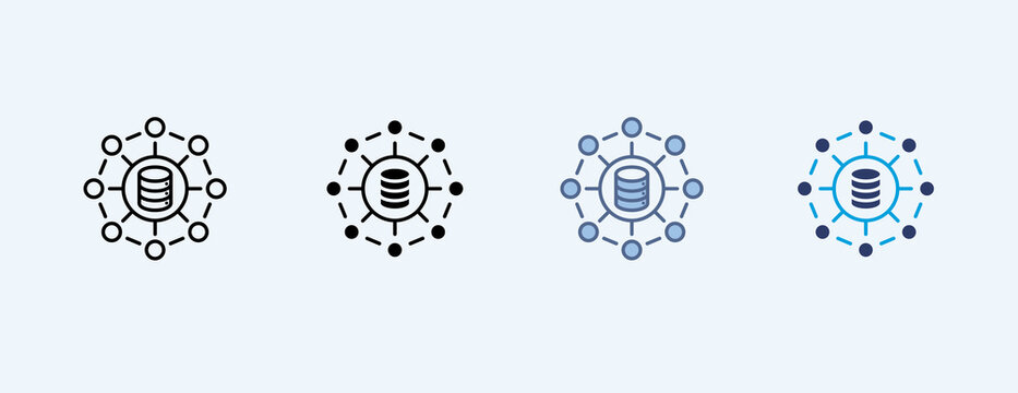 Structure Multiple Icon Illustration Vector