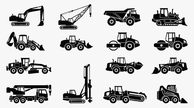 Construction Machinery Lineup Collection.
