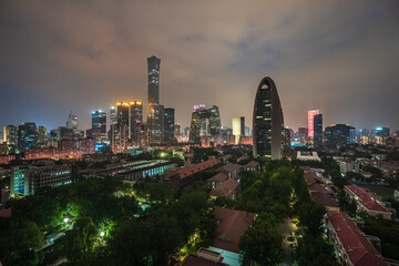 Obraz premium China's economic development and urban construction achievements are dazzling.