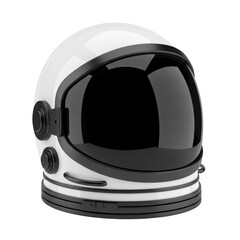 Fototapeta premium Astronaut helmet isolated on transparent background