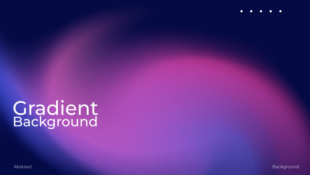 Abstract Purple Mesh Gradient Background with Glowing Magenta Fluid Wave