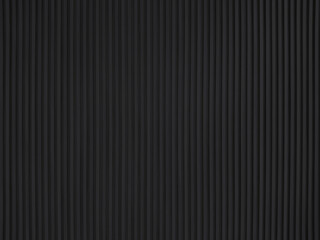 Modern Black Vertical Wood Slat Wall with Seamless Parallel Timber Panels © Nazuwa