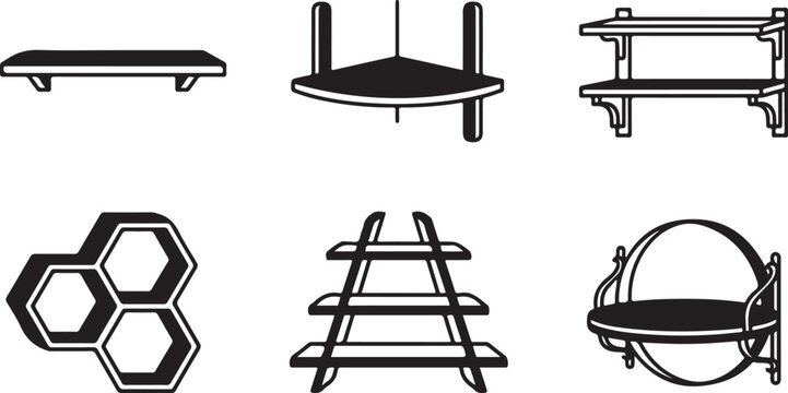 Flat pack wooden picnic table and bench set illustration Vector