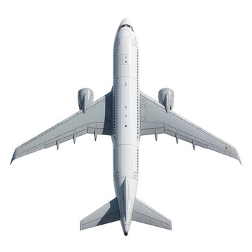 Airplane Top View Transparent Background