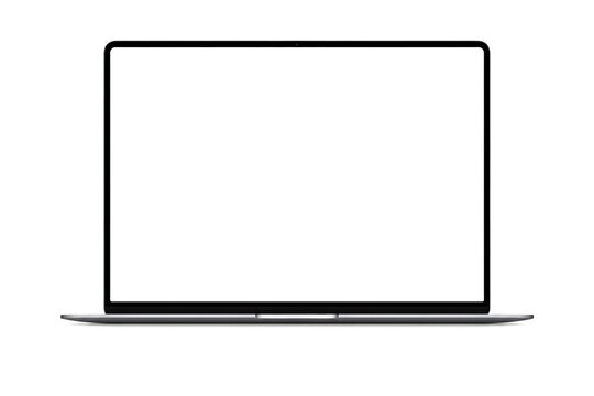 laptop isolated on white background