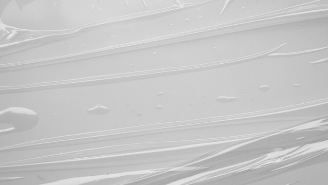 Abstract white plastic film wrap texture background