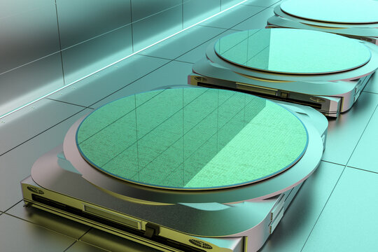 Silicon wafer plates for semiconductor manufacturing