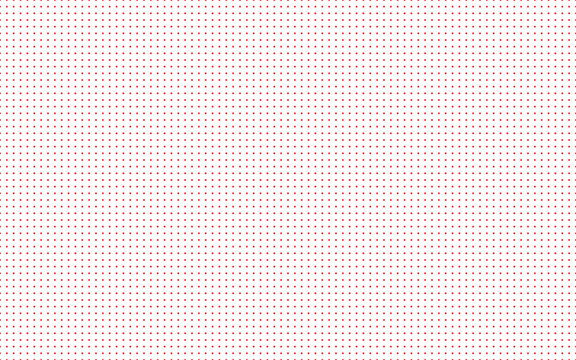 Red Dot Grid Seamless Vector Pattern Background with Minimal Geometric Micro Polka Dot Texture Tile