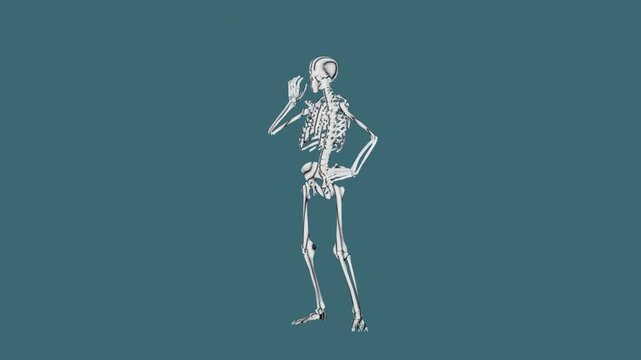 Skeleton Speaking in mobile .