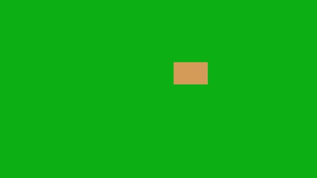 Chalkboard abc education green screen chromakey background 2d animated cartoon animation school classroom teaching alphabet learning children concept icon loops smoothly on chroma key
