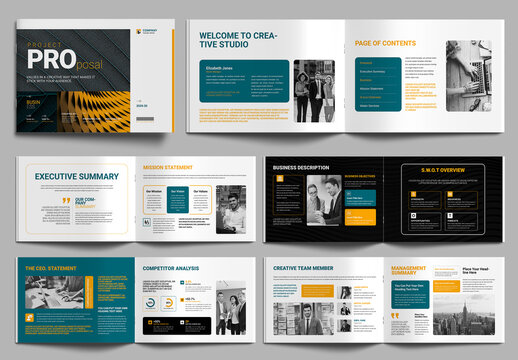 Business Project Proposal Template Layout