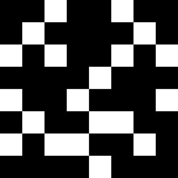 Black and White Modern QR Code, Scan Code