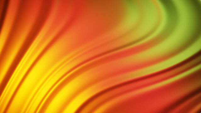 Abstract waves of yellow and orange flowing gradient texture with abstract
